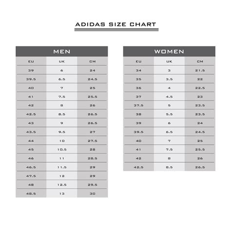 adidas size chart size.